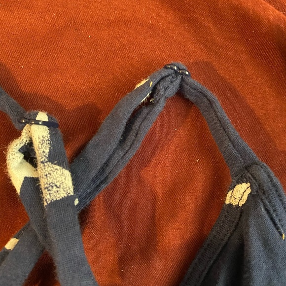 Kids blue summer dress with adjustable straps - Picture 4 of 4